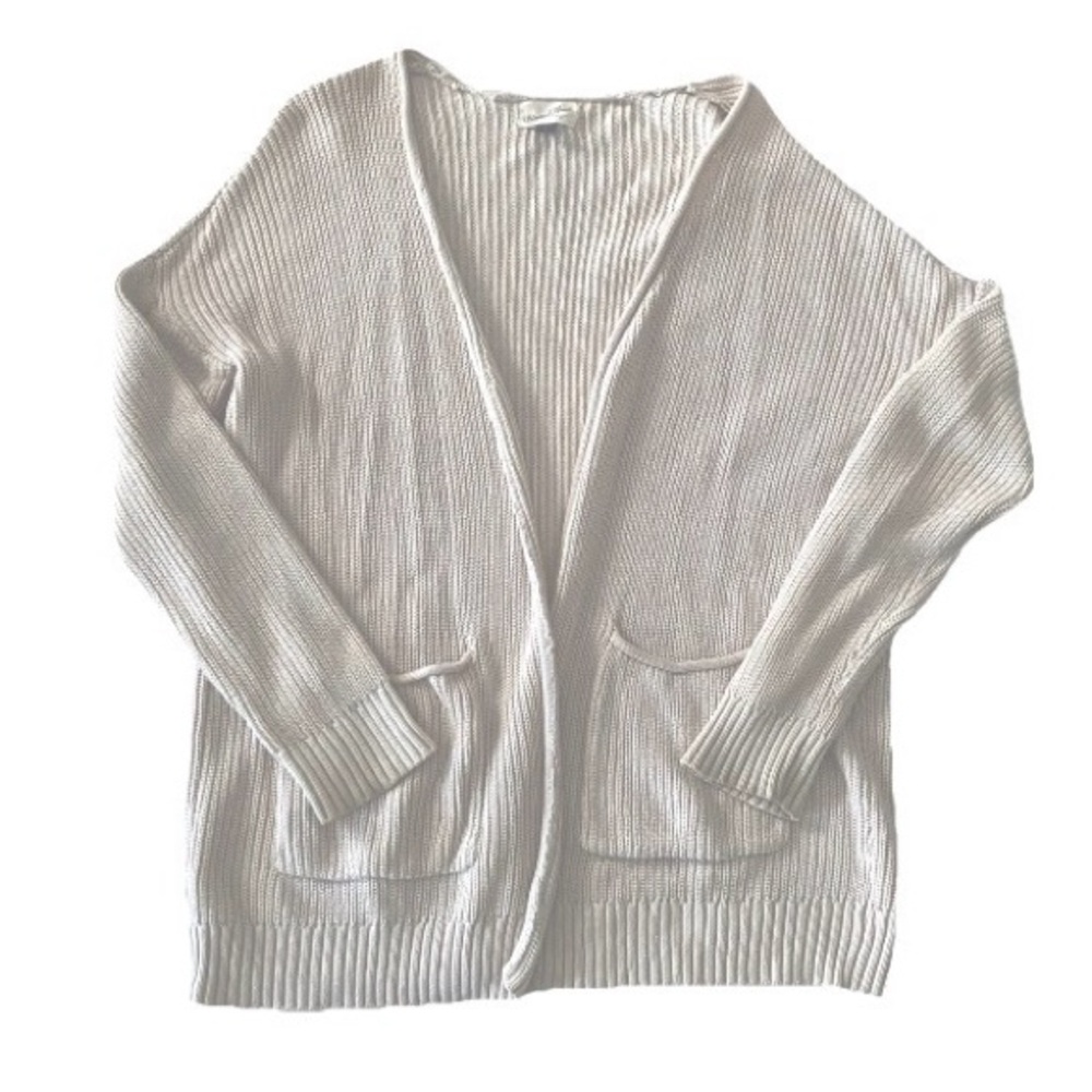 Universal Thread 100% Cotton Cream Open Front Cardigan | Women’s Medium